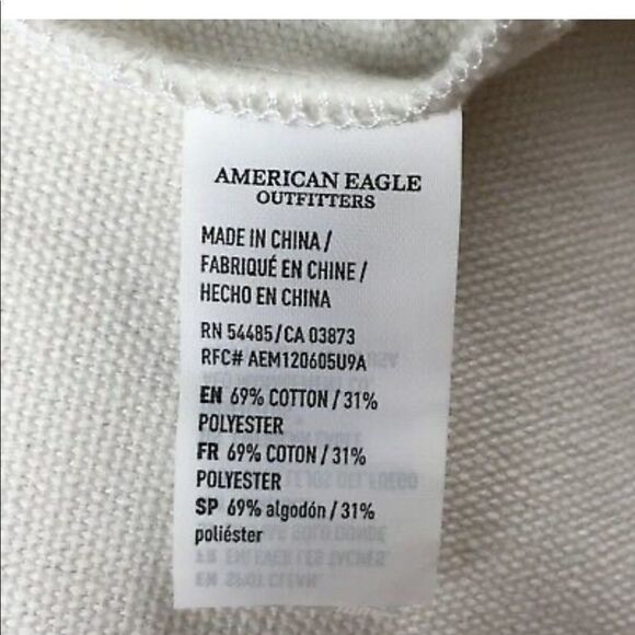 ✨HP✨American Eagle Outfitter AEO Metallic Holographic Canvas Tote Bag✨ - Picture 4 of 10